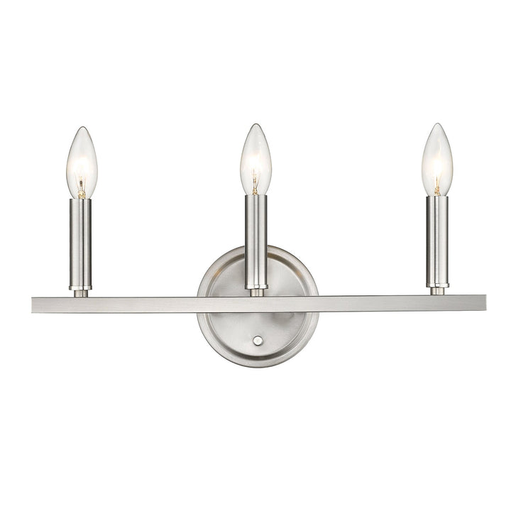3-Light Satin Nickel Vanity