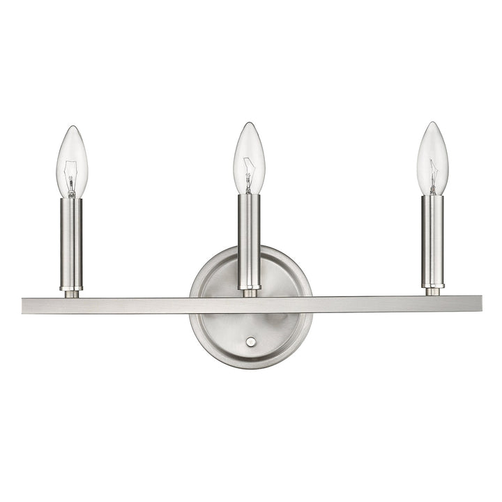 3-Light Satin Nickel Vanity
