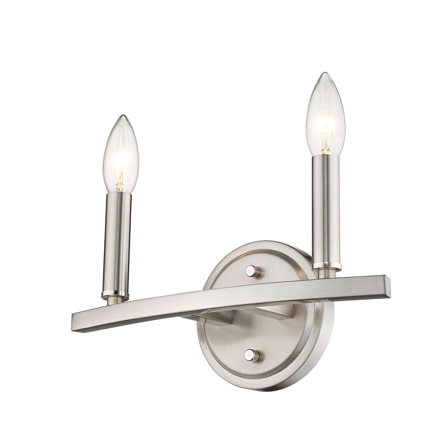 2-Light Satin Nickel Vanity