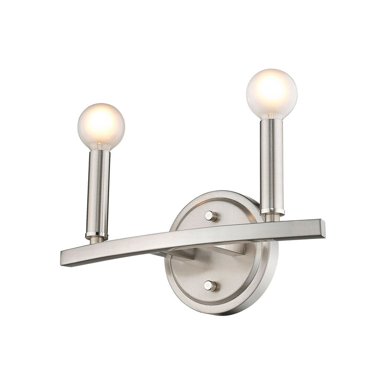 2-Light Satin Nickel Vanity