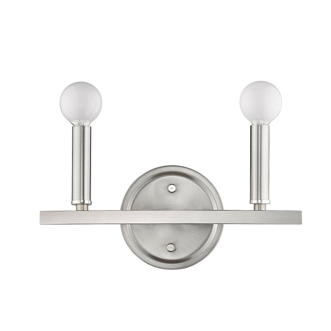 2-Light Satin Nickel Vanity