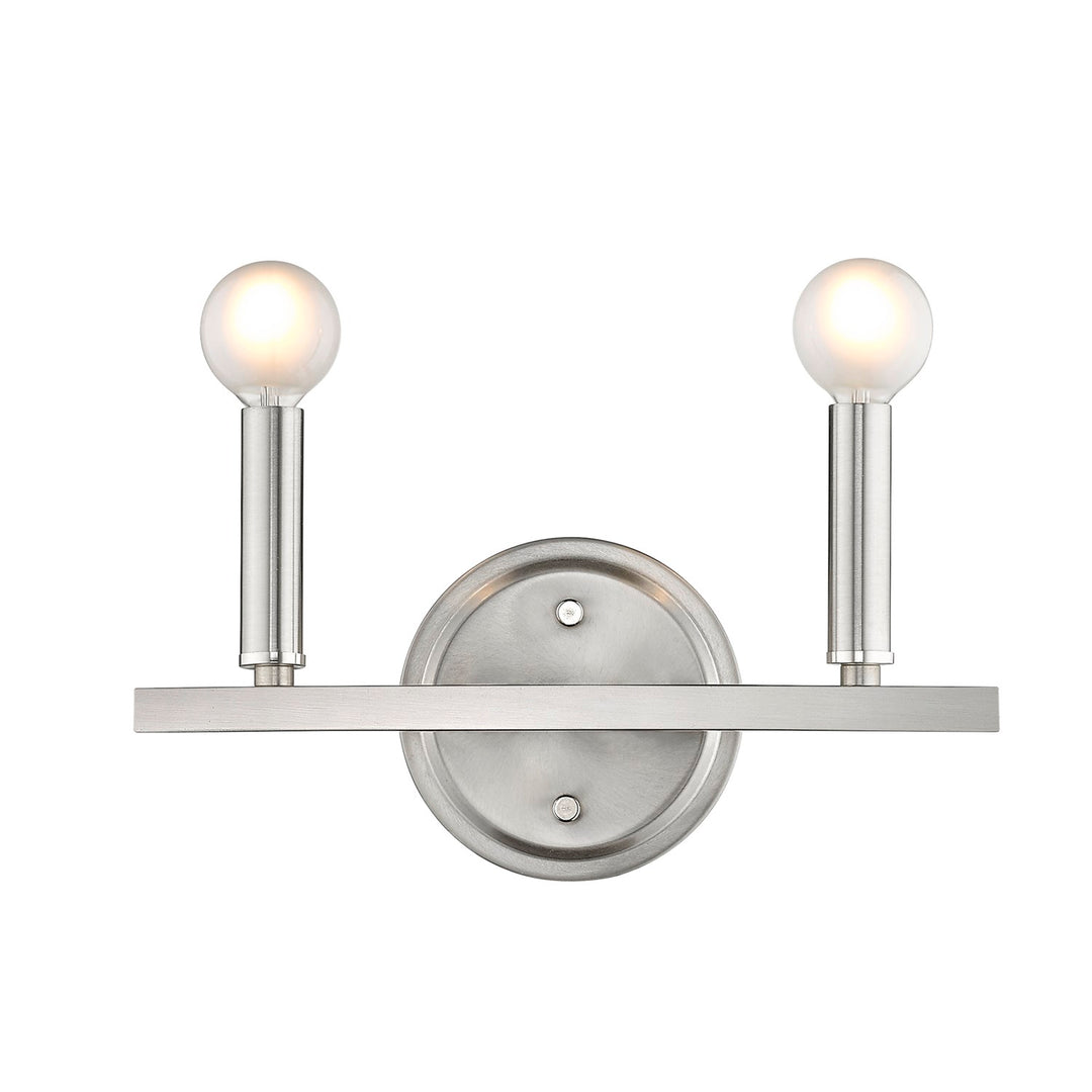 2-Light Satin Nickel Vanity