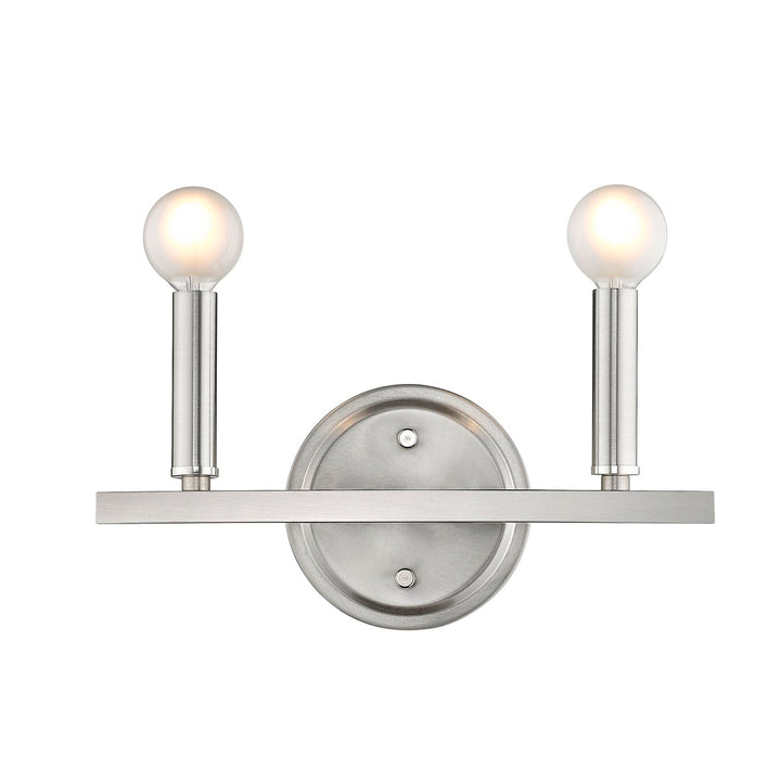 2-Light Satin Nickel Vanity