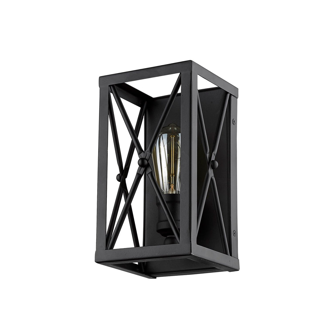 1-Light Matte Black Sconce by Acclaim Lighting