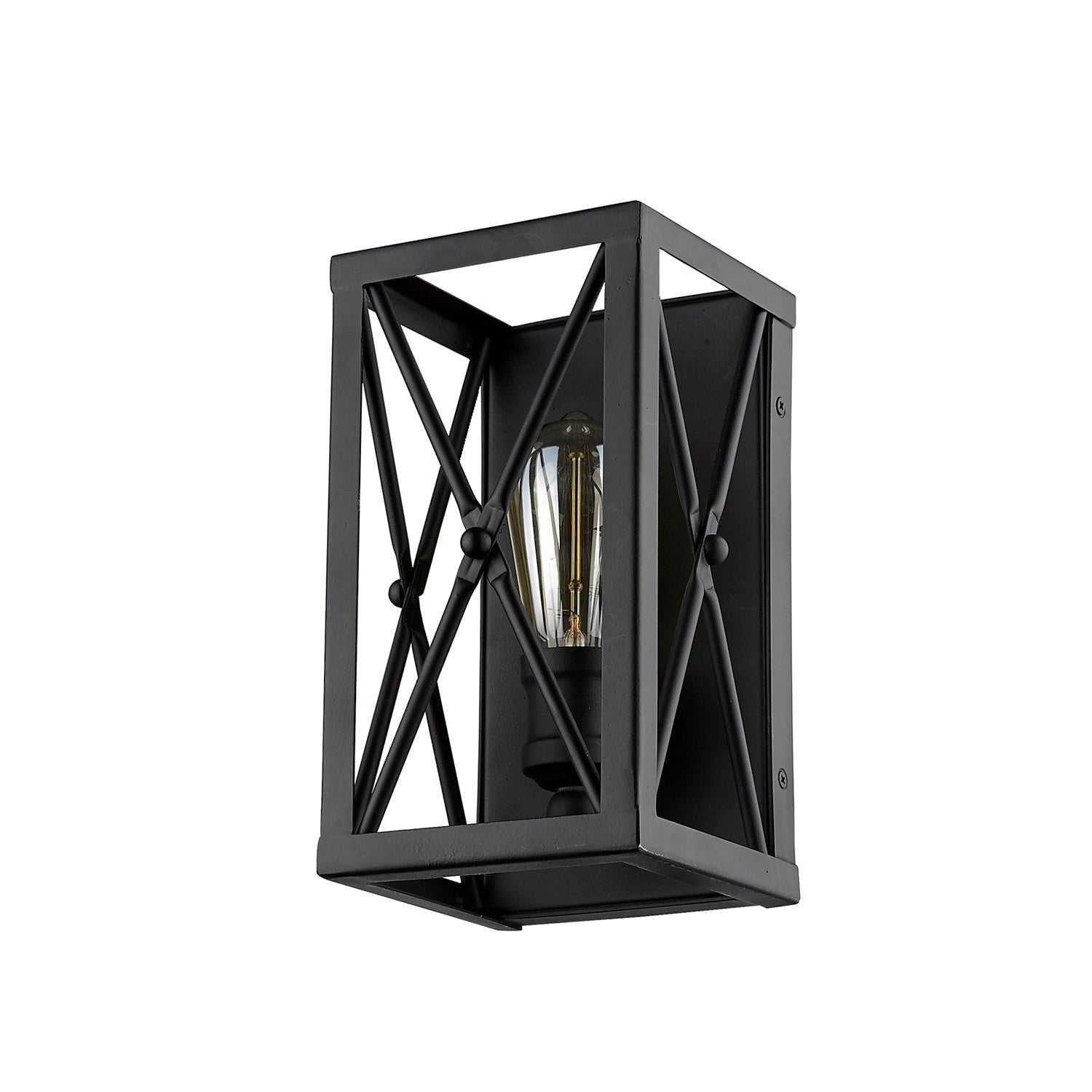 1-Light Matte Black Sconce by Acclaim Lighting