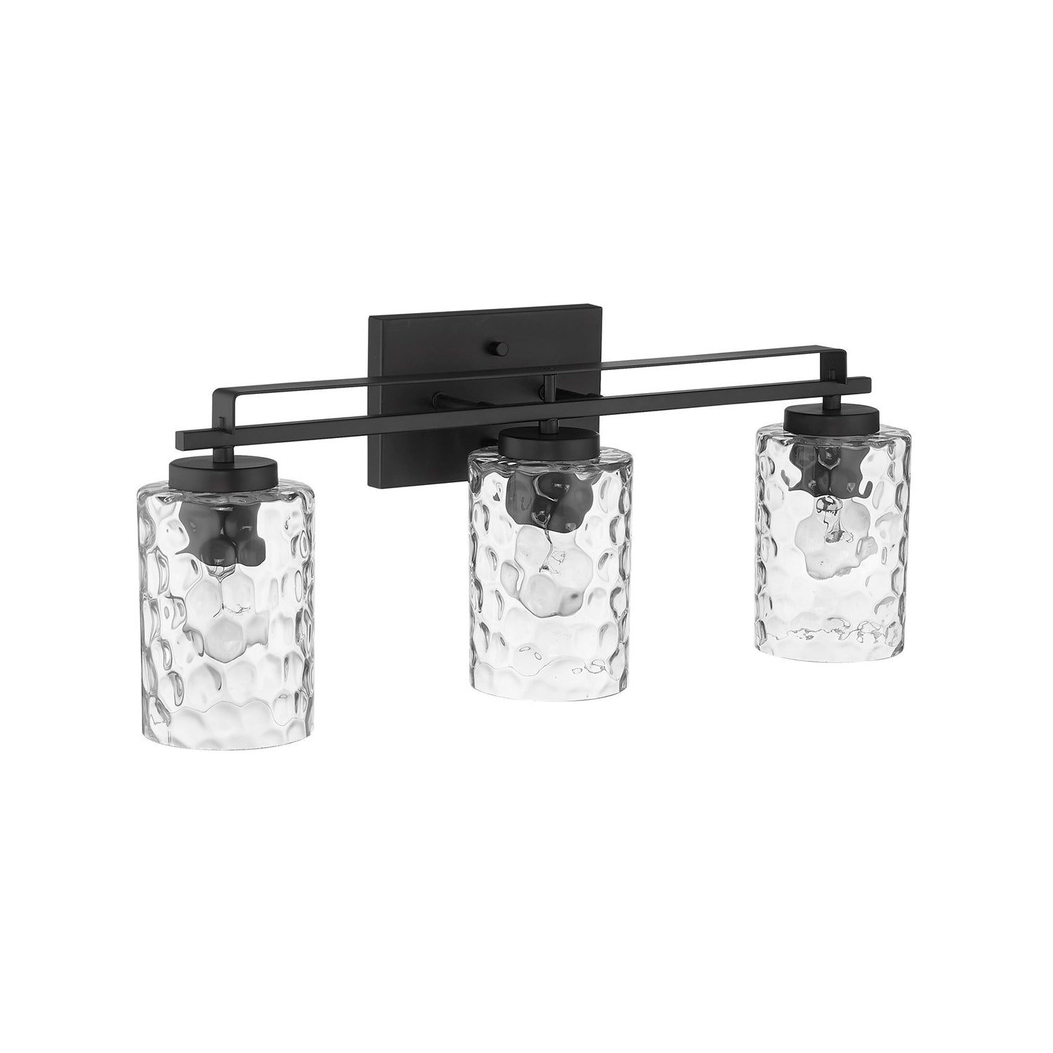 3-Light Matte Black Vanity by Acclaim Lighting