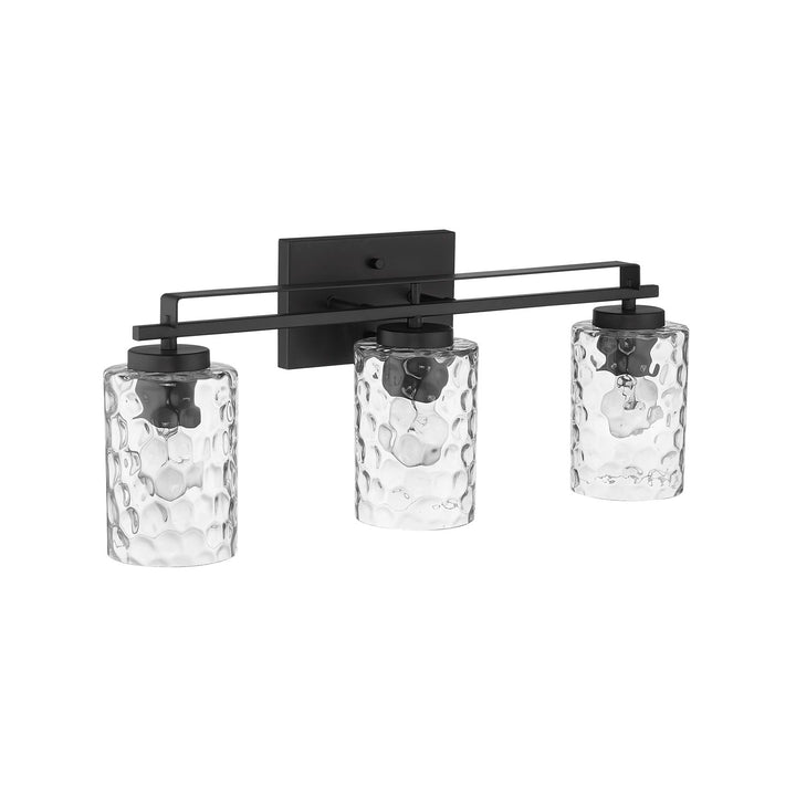 3-Light Matte Black Vanity by Acclaim Lighting