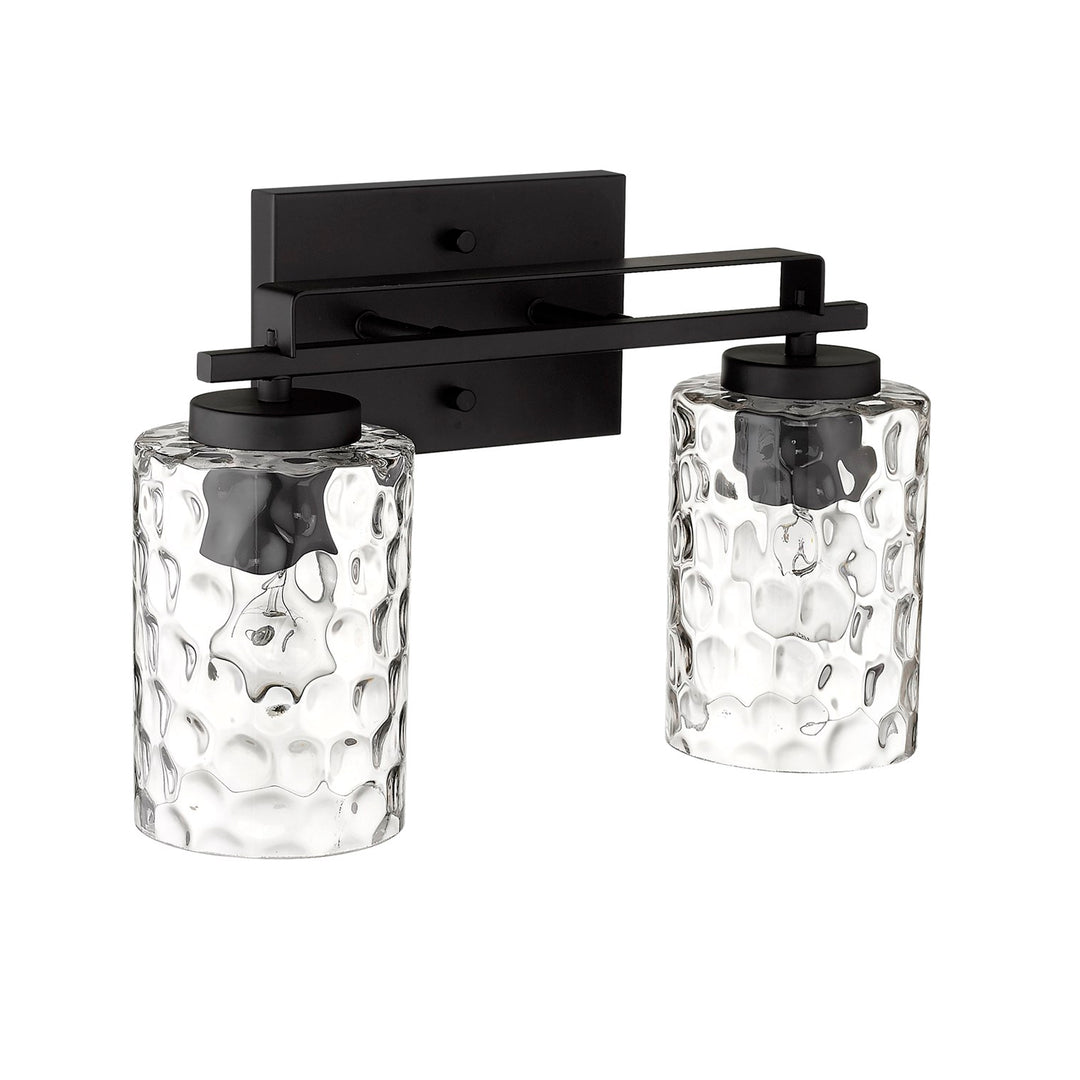 2-Light Matte Black Vanity by Acclaim Lighting