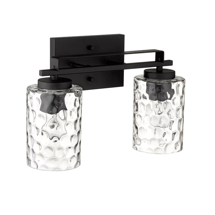 2-Light Matte Black Vanity by Acclaim Lighting