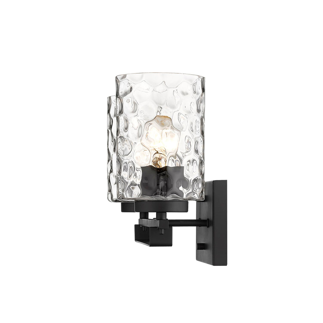 2-Light Matte Black Vanity