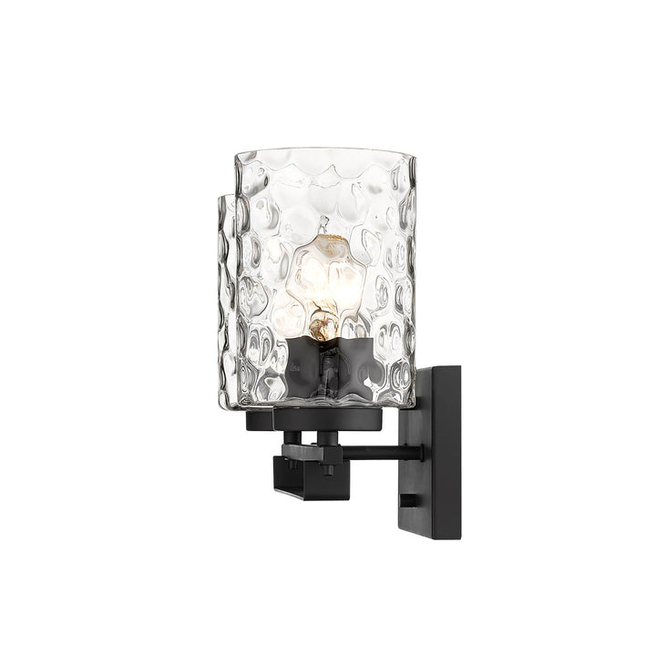 2-Light Matte Black Vanity