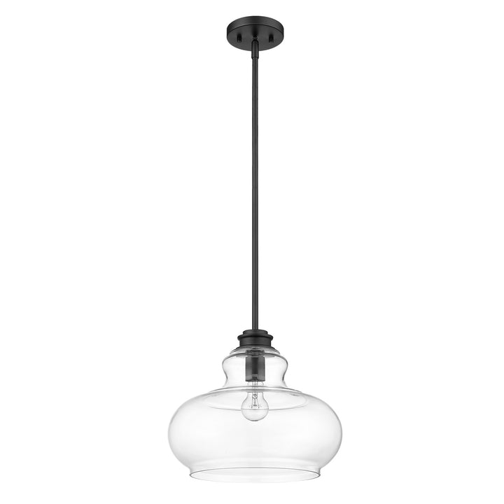 1-Light Matte Black Pendant by Acclaim Lighting
