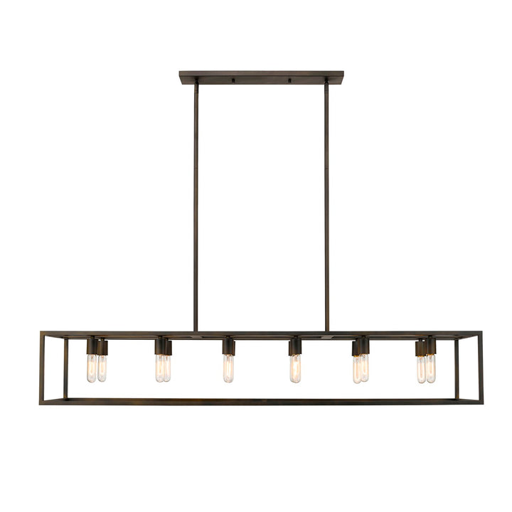 12-Light Oil-Rubbed Bronze Island Pendant