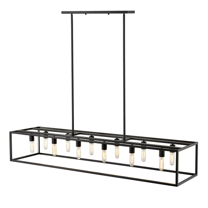 12-Light Matte Black Island Pendant by Acclaim Lighting