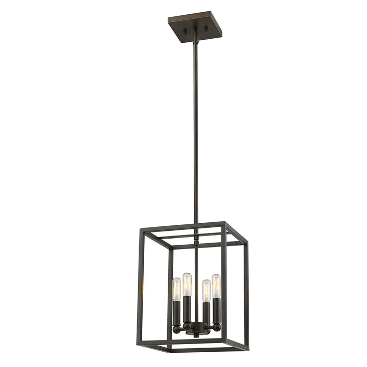4-Light Oil-Rubbed Bronze Pendant