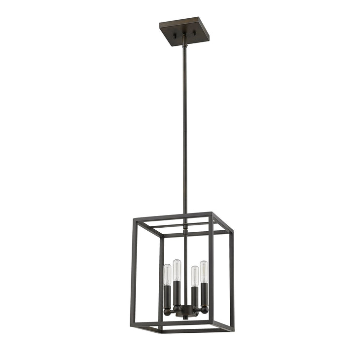 4-Light Oil-Rubbed Bronze Pendant
