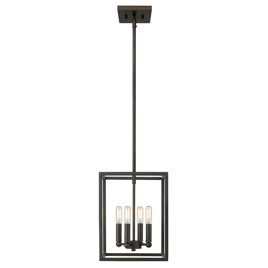 4-Light Oil-Rubbed Bronze Pendant