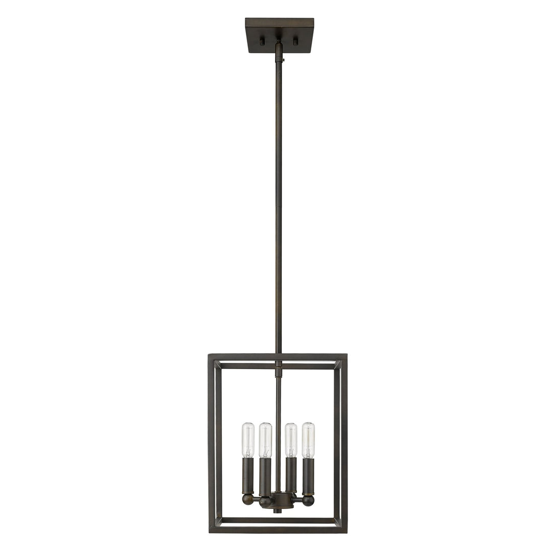 4-Light Oil-Rubbed Bronze Pendant