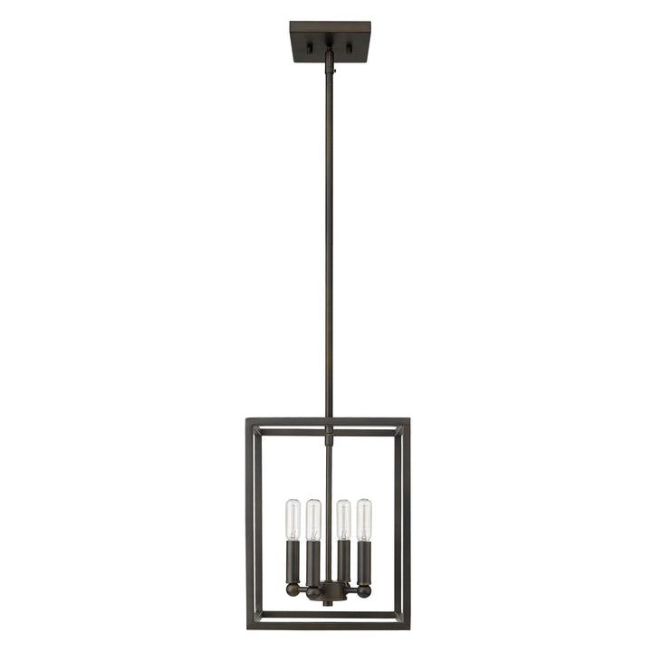 4-Light Oil-Rubbed Bronze Pendant
