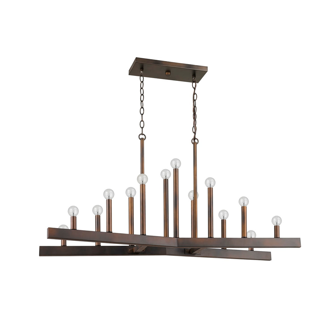 14-Light Oil-Rubbed Bronze Island Pendant by Acclaim Lighting