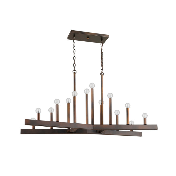 14-Light Oil-Rubbed Bronze Island Pendant by Acclaim Lighting