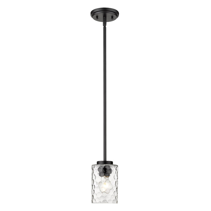 1-Light Matte Black Pendant by Acclaim Lighting