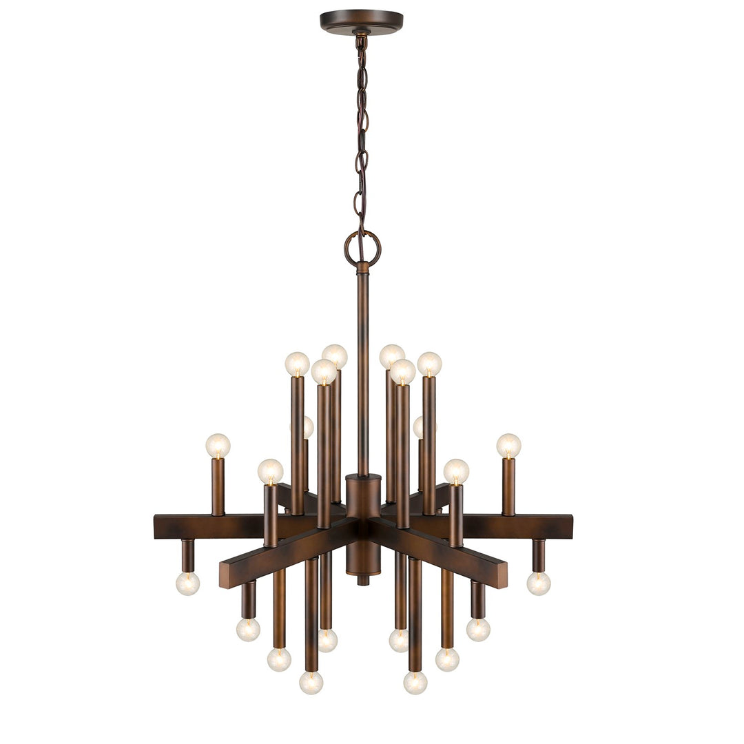 24-Light Oil-Rubbed Bronze Chandelier