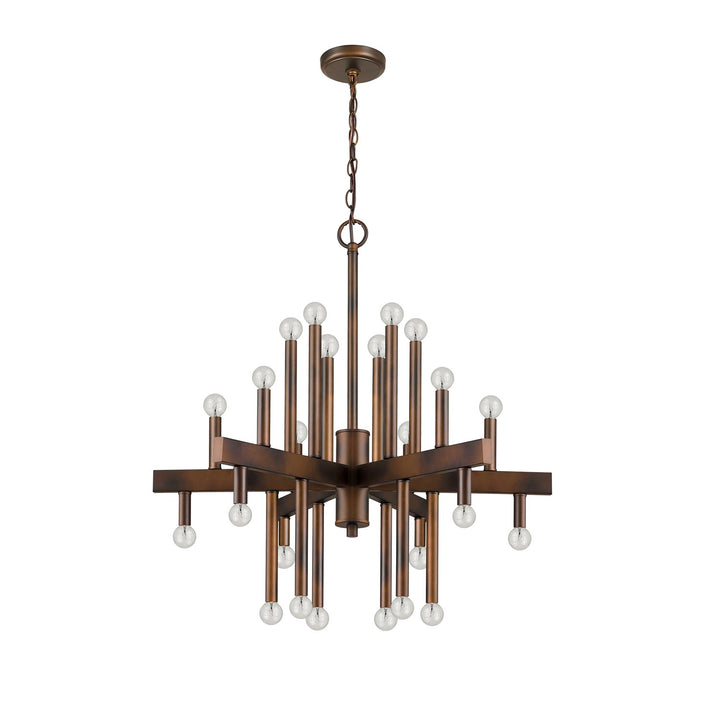 24-Light Oil-Rubbed Bronze Chandelier