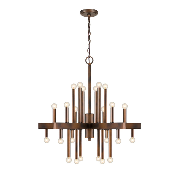 24-Light Oil-Rubbed Bronze Chandelier