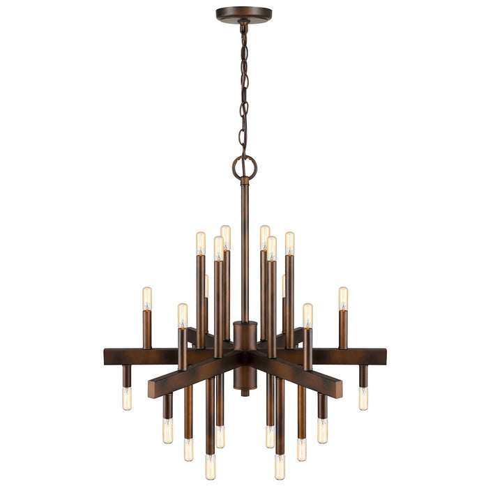 24-Light Oil-Rubbed Bronze Chandelier