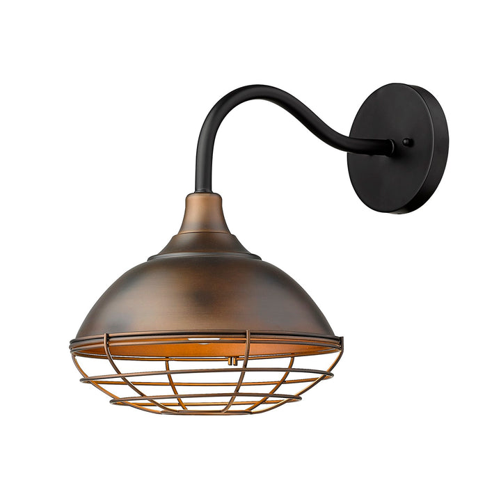 1-Light Oil-Rubbed Bronze Wall Light