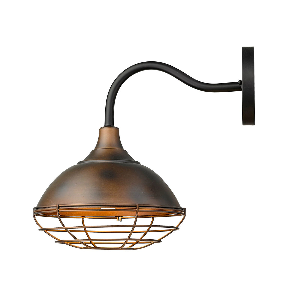 1-Light Oil-Rubbed Bronze Wall Light