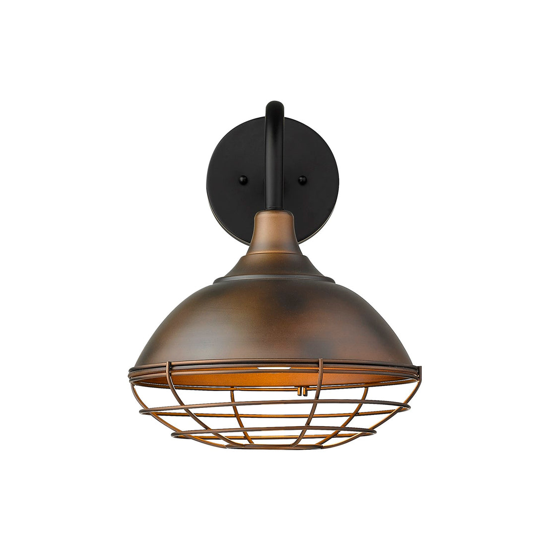 1-Light Oil-Rubbed Bronze Wall Light