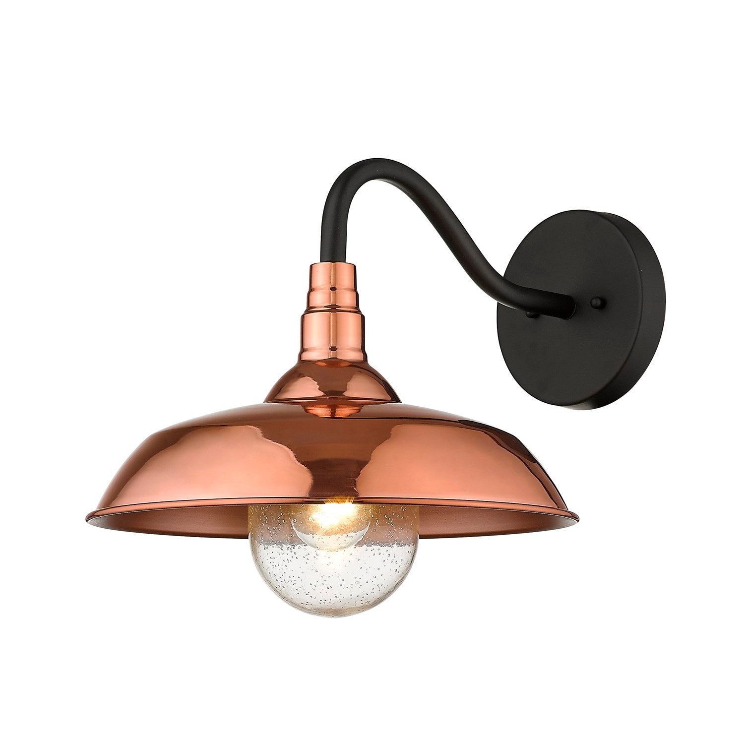 1-Light Copper Wall Light