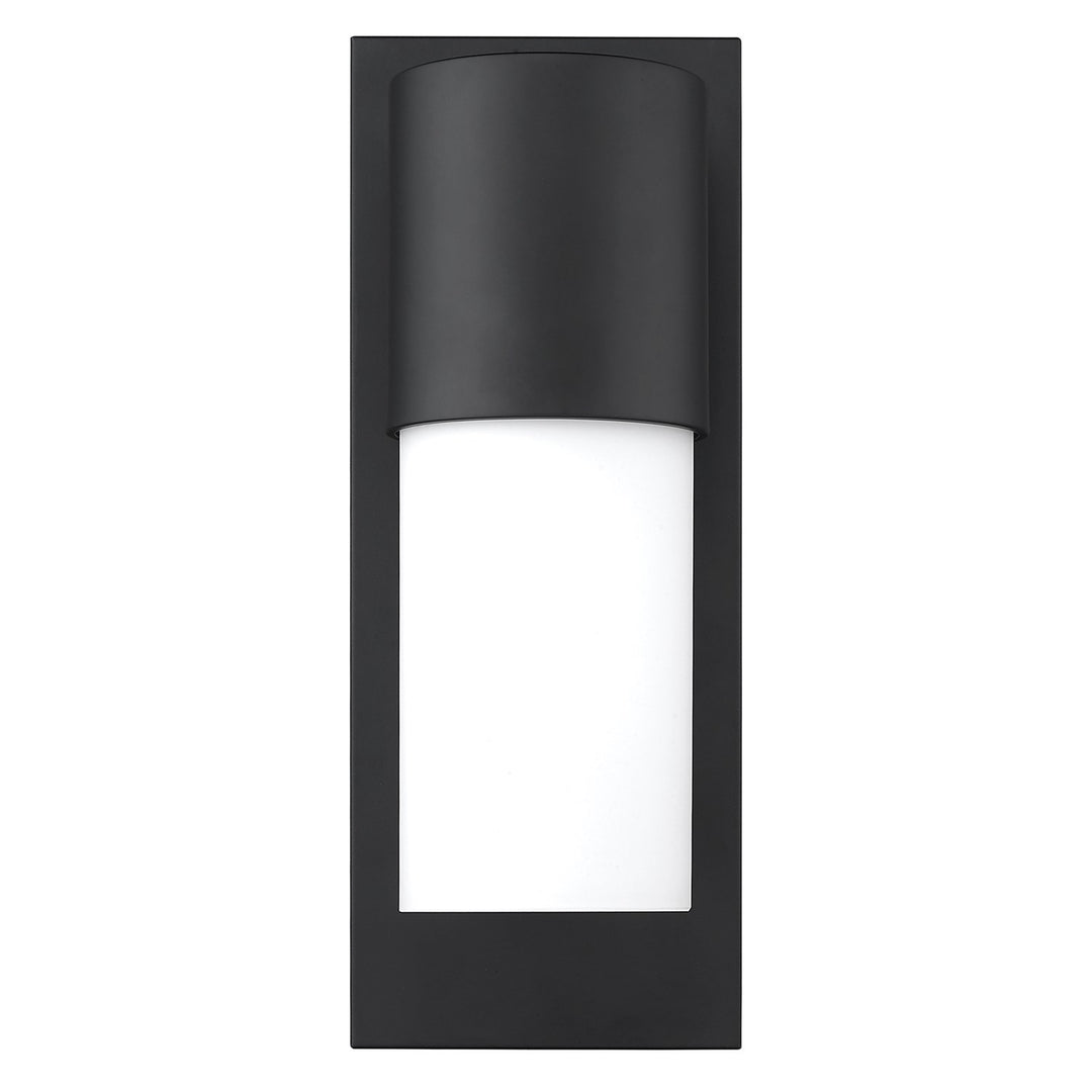 1-Light Matte Black Wall Light