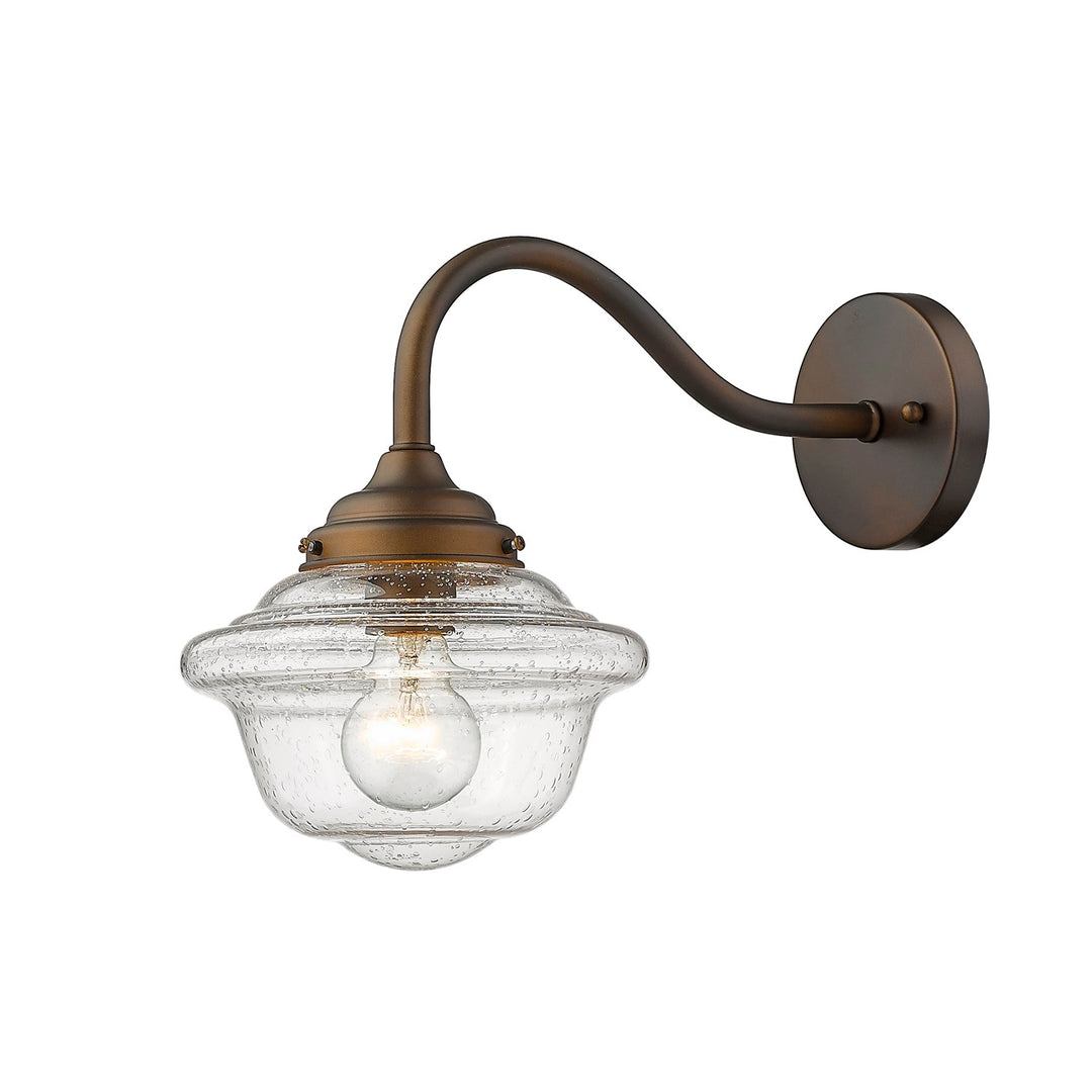 1-Light Oil-Rubbed Bronze Wall Light