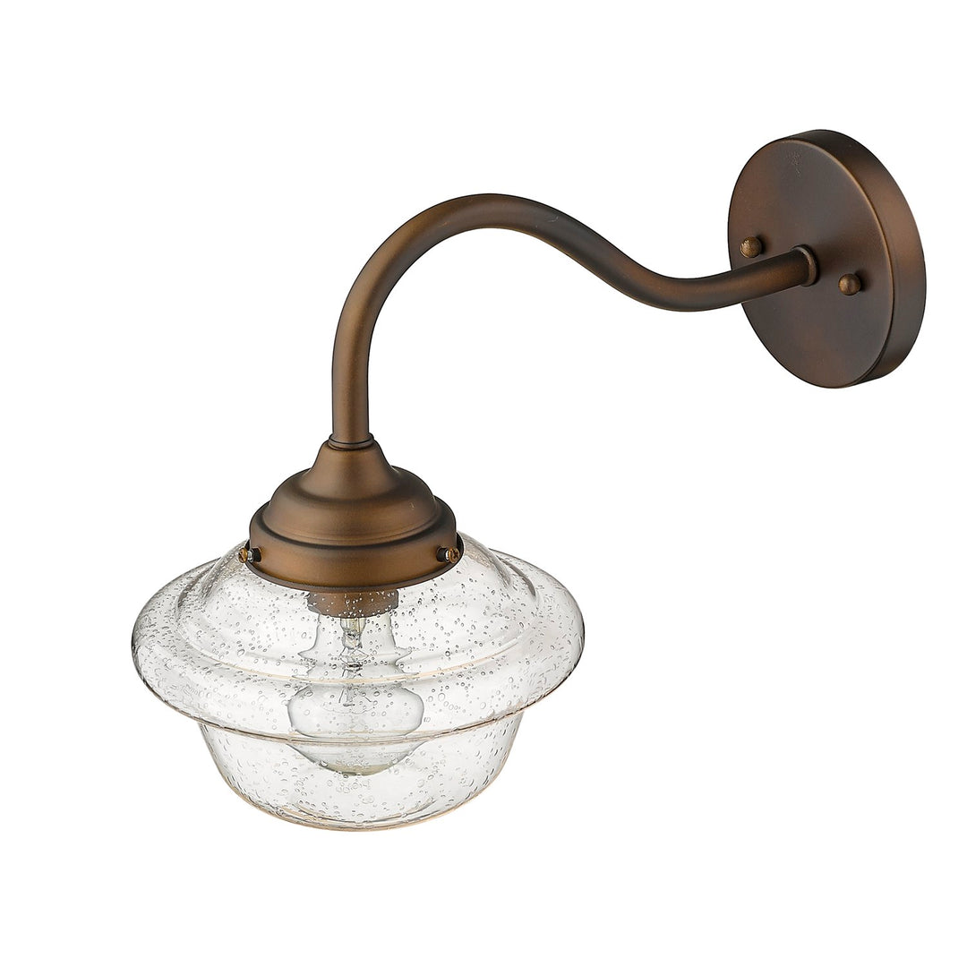 1-Light Oil-Rubbed Bronze Wall Light