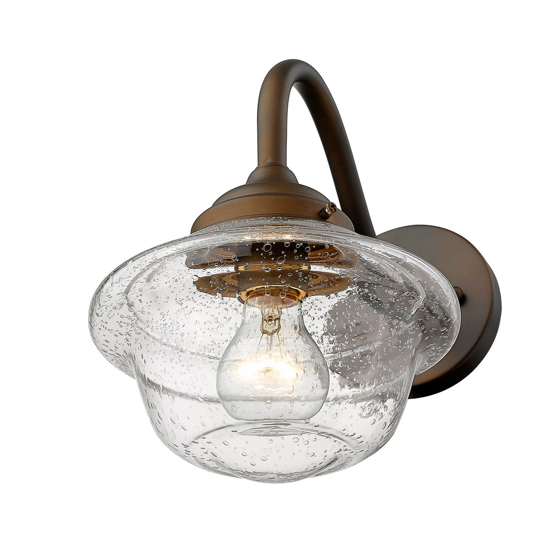 1-Light Oil-Rubbed Bronze Wall Light