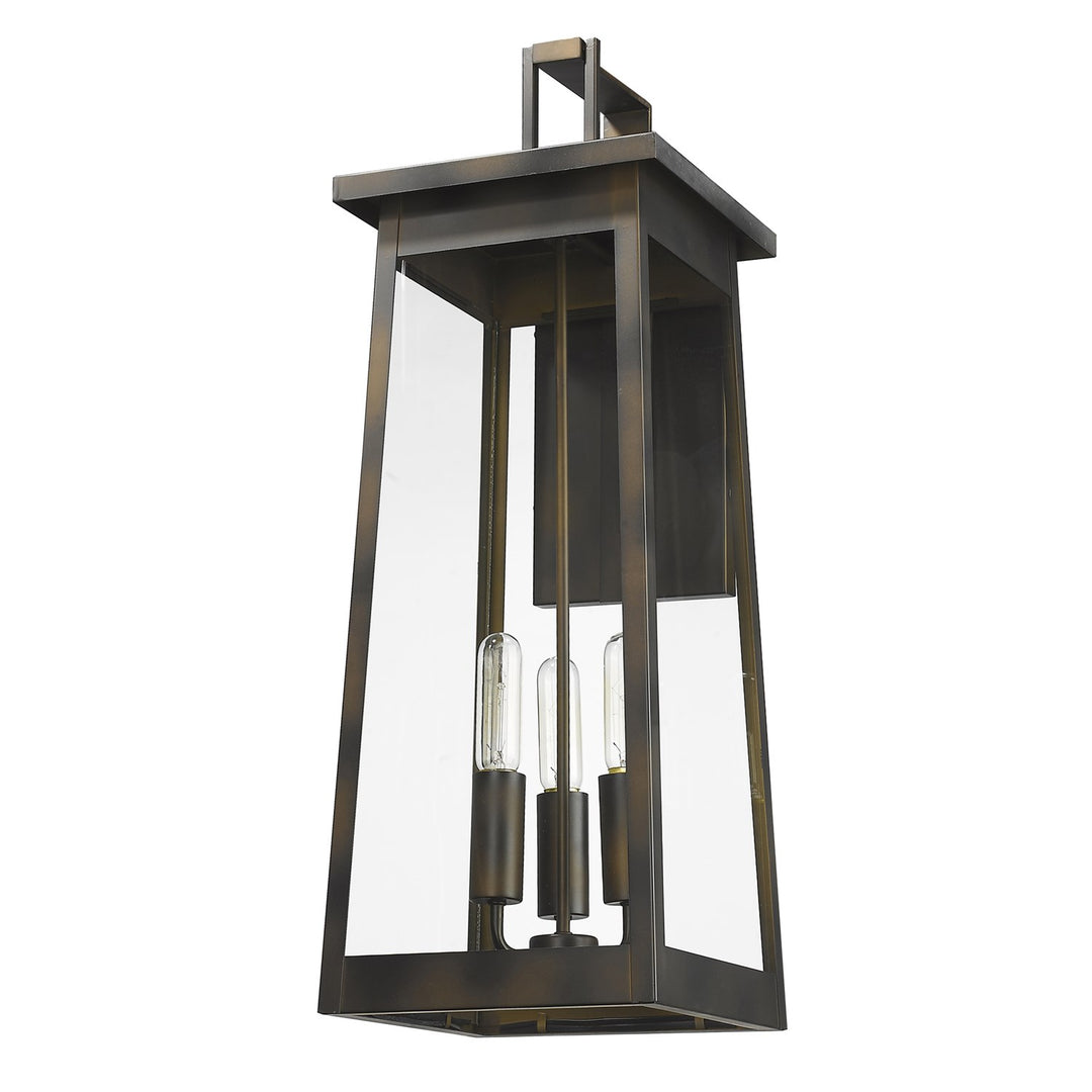 3-Light Oil-Rubbed Bronze Wall Light