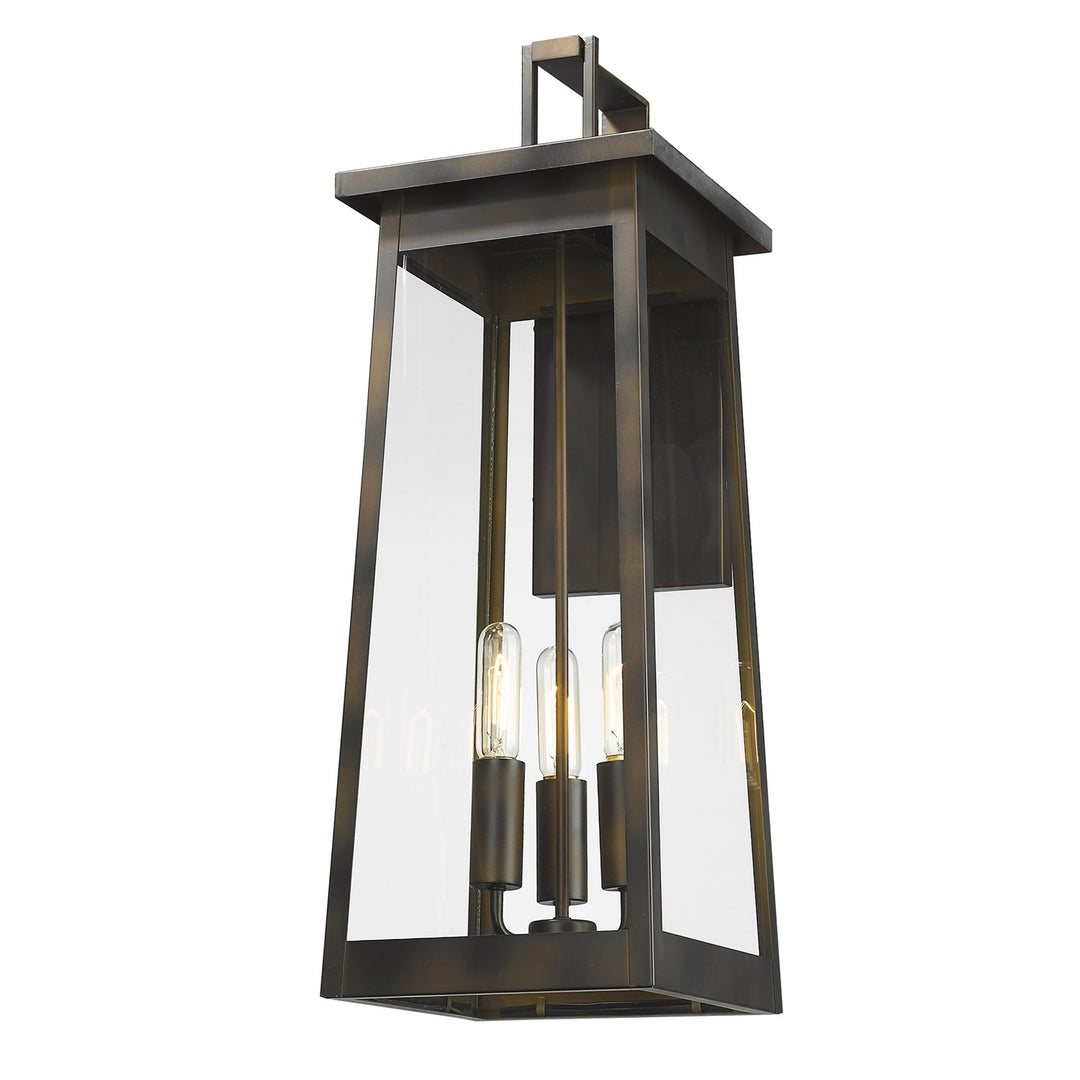3-Light Oil-Rubbed Bronze Wall Light