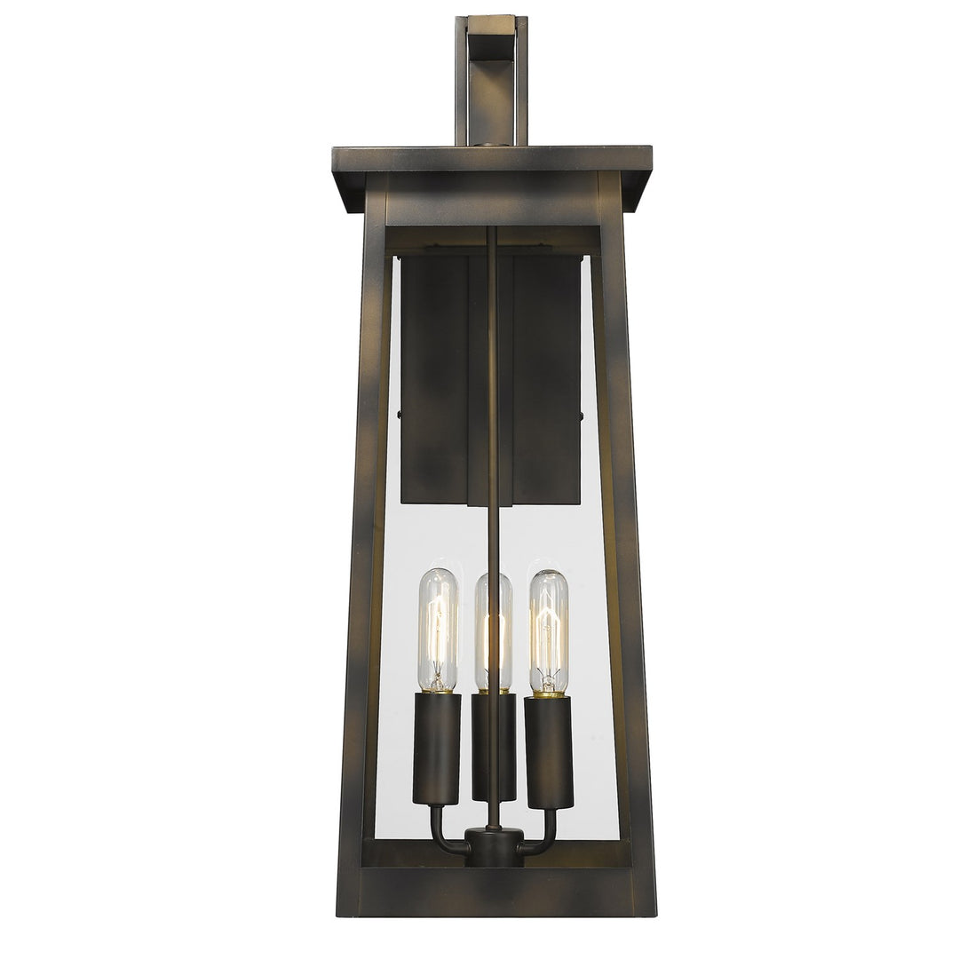 3-Light Oil-Rubbed Bronze Wall Light
