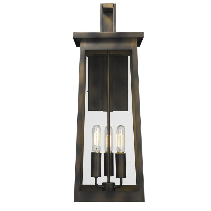 3-Light Oil-Rubbed Bronze Wall Light