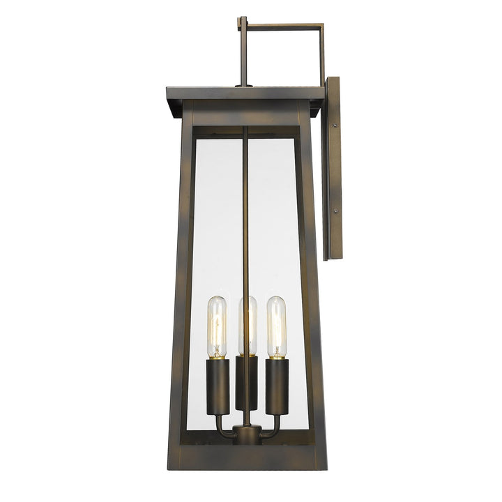 3-Light Oil-Rubbed Bronze Wall Light