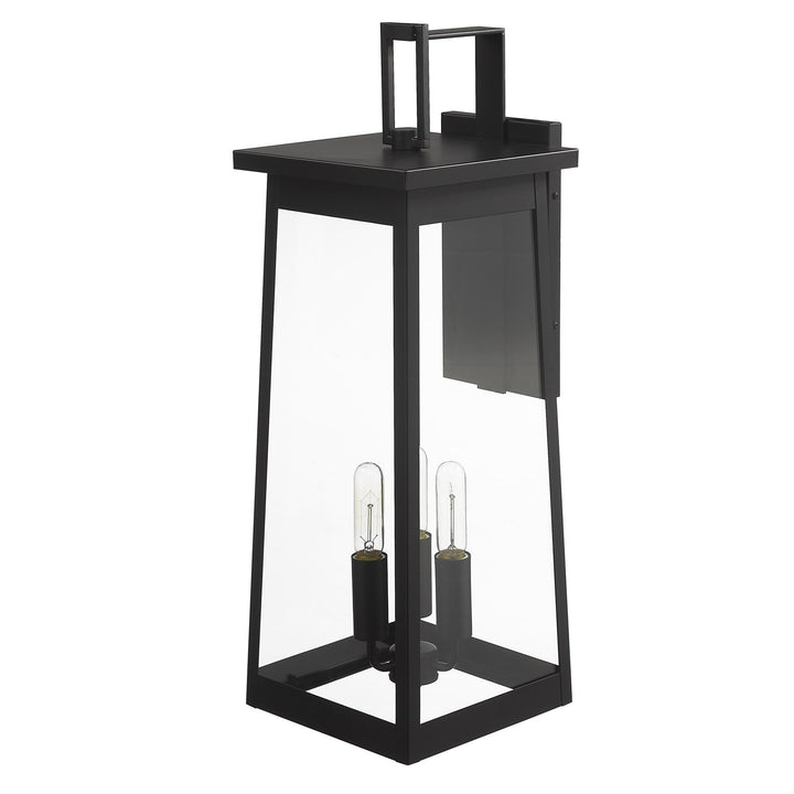 3-Light Matte Black Wall Light by Acclaim Lighting