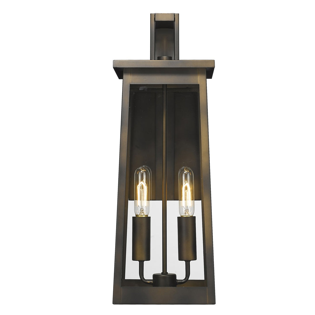 2-Light Oil-Rubbed Bronze Wall Light