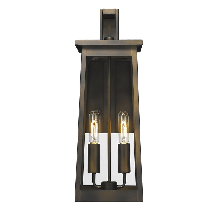 2-Light Oil-Rubbed Bronze Wall Light