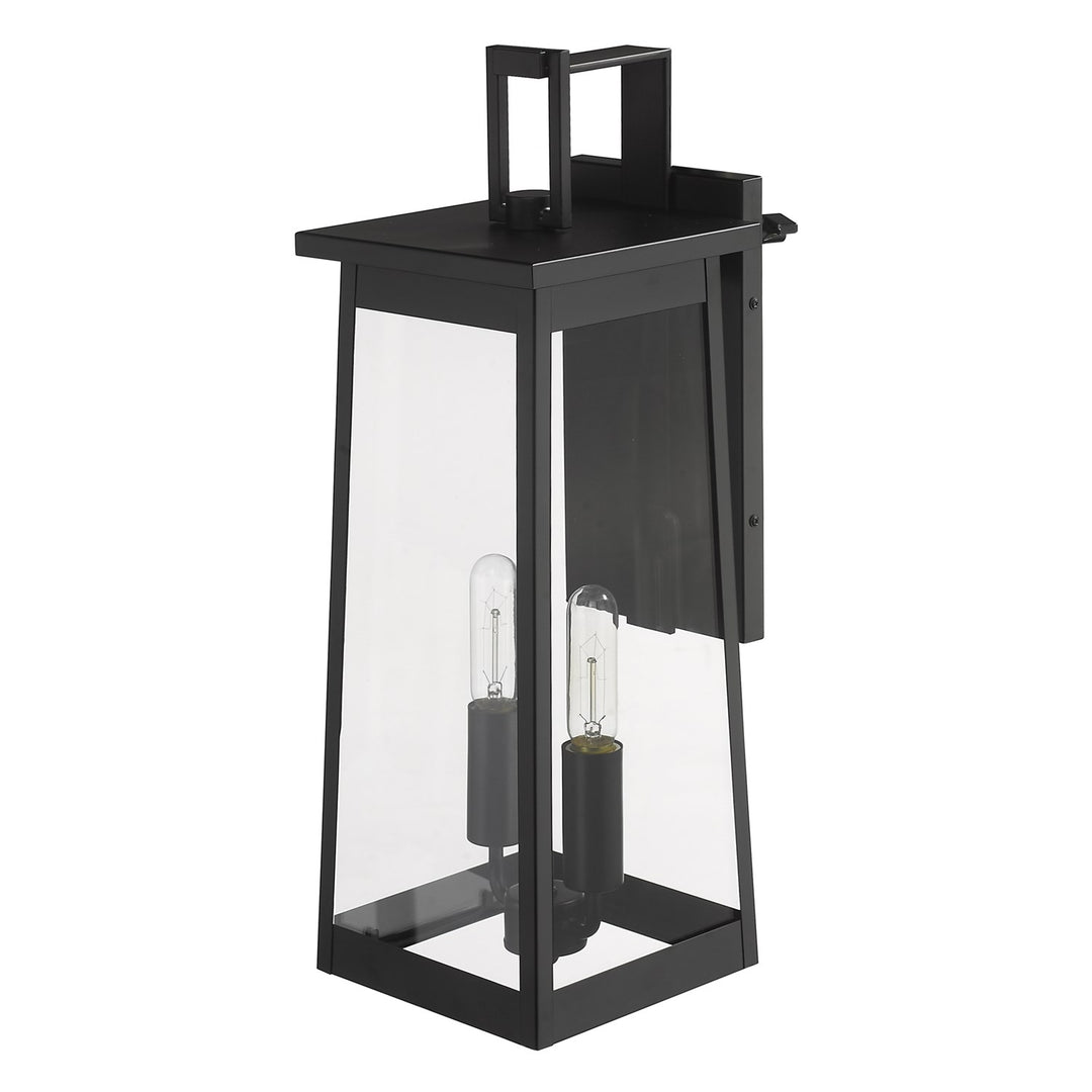 2-Light Matte Black Wall Light by Acclaim Lighting