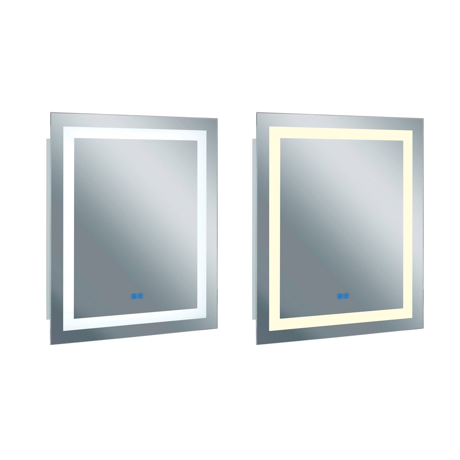 Square Matte White Led 36 In. Mirror From Our  Collection by CWI Lighting
