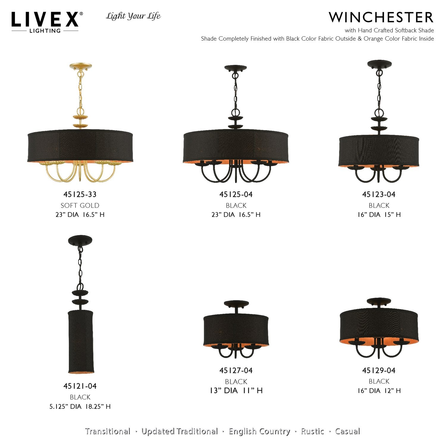 1 Light Black Mini Pendant