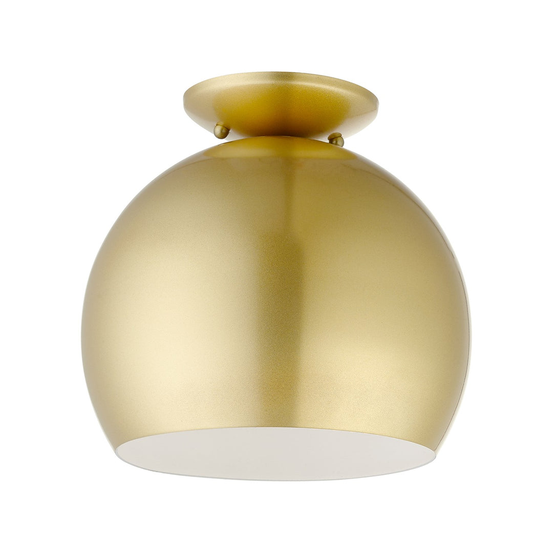1 Light Soft Gold Semi-Flush Mount by Livex Lighting